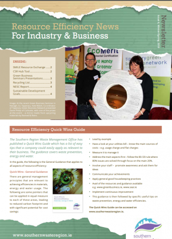 SRWMO Resource Efficiency Newsletter Spring 2018